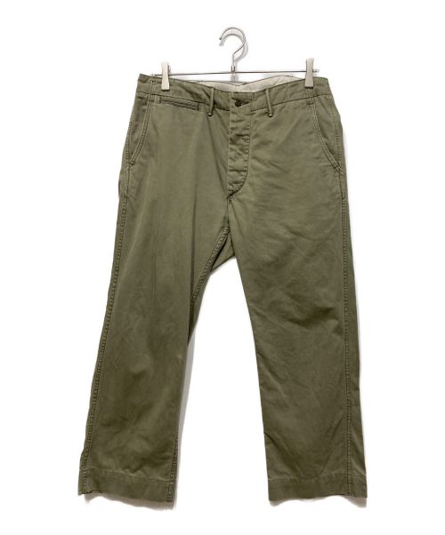 RRL（ダブルアールエル）RRL (ダブルアールエル) コットンパンツ グリーン サイズ:32の古着・服飾アイテム