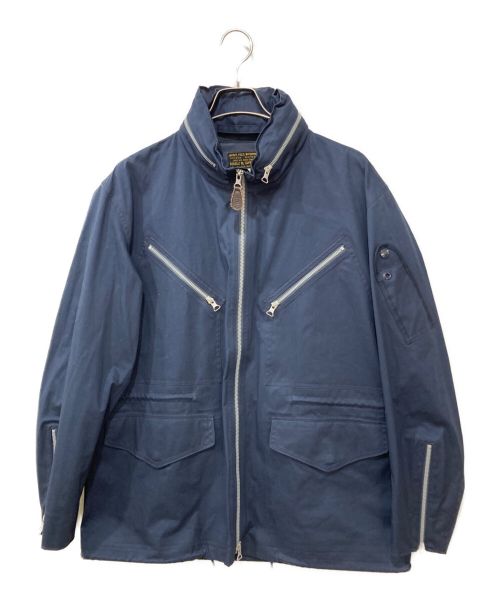 RRL（ダブルアールエル）RRL (ダブルアールエル) ウォータープルーフジャケット ネイビー サイズ:Lの古着・服飾アイテム