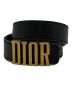 Christian Dior（クリスチャン ディオール）の古着「ロゴベルト」｜ブラック