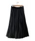 VALENTINO (ヴァレンティノ) Velvet Pleated Skirt ブラック サイズ:M：32800円