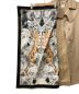 中古・古着 BURBERRY (バーバリー) Soft Fawn Silk Scarf Detail Cotton Car Coat ベージュ サイズ:UK4：84800円