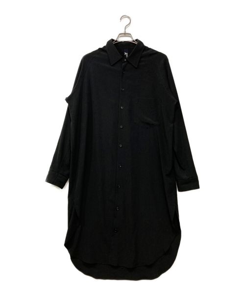 GROUND Y（グラウンドワイ）GROUND Y (グラウンドワイ) ロングシャツ ブラック サイズ:Lの古着・服飾アイテム
