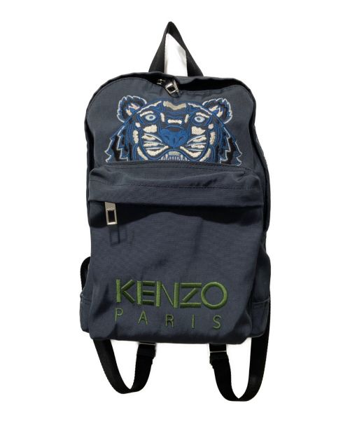KENZO（ケンゾー）KENZO (ケンゾー) タイガー刺繍リュック グレーの古着・服飾アイテム