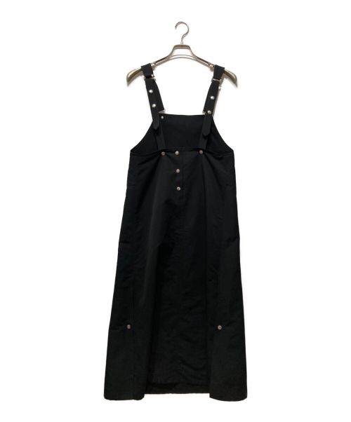 THE RERACS（ザ リラクス）THE RERACS (ザ リラクス) APRON DRESS ブラック サイズ:36の古着・服飾アイテム