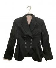 Jean Paul GAULTIER CLASSIQUE (ジャンポールゴルチエクラシック) ダブルブレストジャケット ブラック サイズ:40
