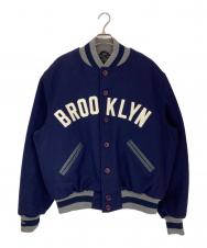 MITCHELL & NESS (ミッチェルアンドネス) メルトンスタジャン ネイビー サイズ:48