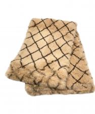 CHANEL (シャネル) ファーストール ベージュ サイズ:SIZE 22.5㎝×160㎝