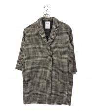 Lisière (リジェール) CHECK W COAT チェックダブルコート ベージュ サイズ:FREE