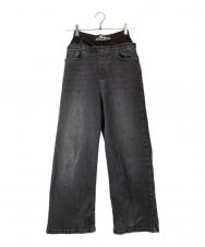 PROTOTYPES (プロトタイプス) レイヤードパンツ/WAISTBAND DENIMREGULAR BLACK ブラック サイズ:XS