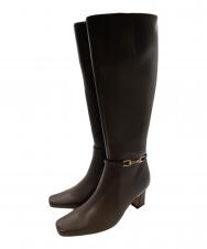 HER LIP TO (ハーリップトゥ) Side Bit Long Boots ブラウン サイズ:36