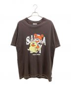 overprint×SAUNA BOYオーバープリント×）の古着「Tシャツ」｜ブラウン