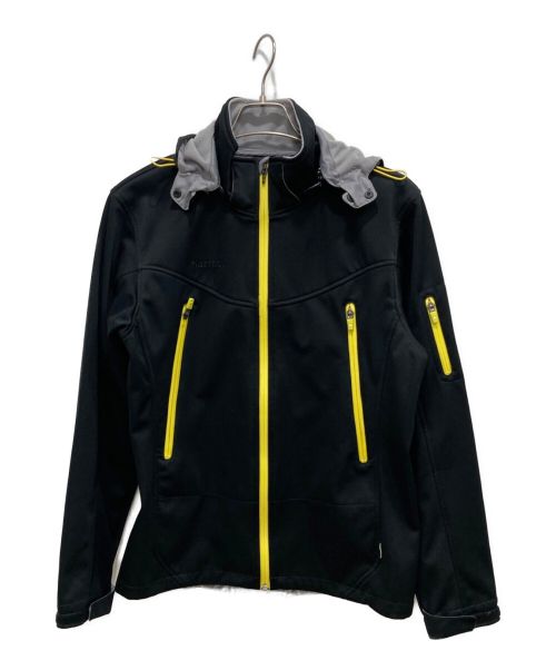 MARMOT（マーモット）MARMOT (マーモット) VERRIS ジェットバリアジャケット ブラック×イエロー サイズ:Lの古着・服飾アイテム