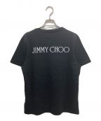 JIMMY CHOOジミーチュウ）の古着「バックロゴTシャツ」｜ブラック