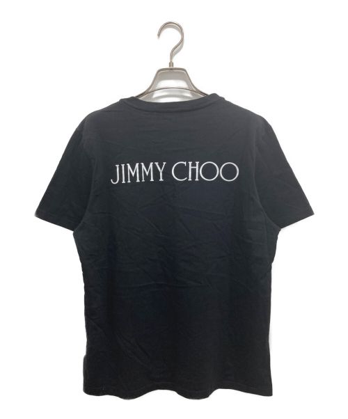 JIMMY CHOO（ジミーチュウ）JIMMY CHOO (ジミーチュウ) バックロゴTシャツ ブラック サイズ:XLの古着・服飾アイテム