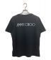 JIMMY CHOO（ジミーチュウ）の古着「バックロゴTシャツ」｜ブラック
