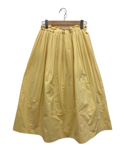 machatt（マチャット）machatt (マチャット) プリーツスカート イエロー サイズ:Freeの古着・服飾アイテム