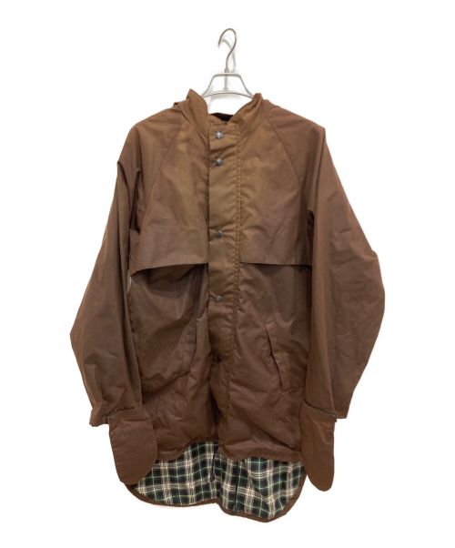 GRENFELL（グレンフェル）GRENFELL (グレンフェル) OILED CYCLING COAT ブラウン サイズ:Lの古着・服飾アイテム