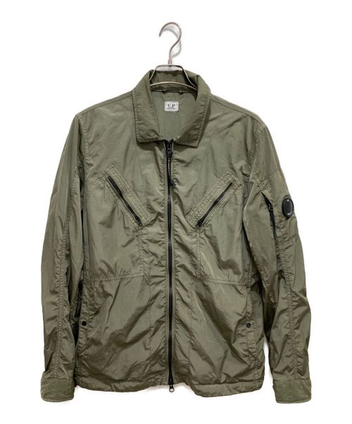 C.P COMPANY（シーピーカンパニー）C.P COMPANY (シーピーカンパニー) Dark Olive Chrome Overshirt Jacket オリーブ サイズ:Mの古着・服飾アイテム