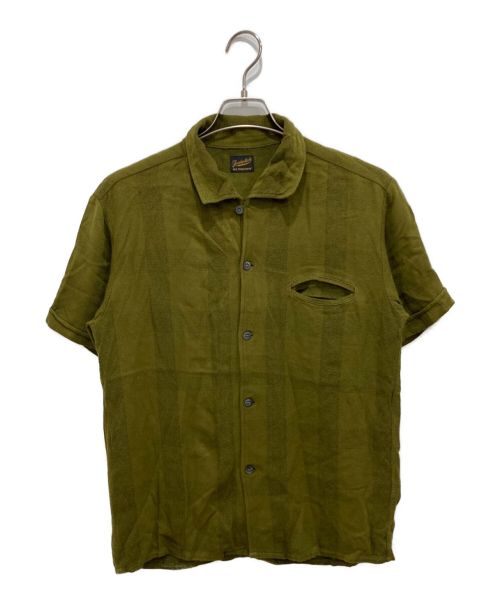 TENDERLOIN（テンダーロイン）TENDERLOIN (テンダーロイン) オープンカラーシャツ グリーン サイズ:Sの古着・服飾アイテム