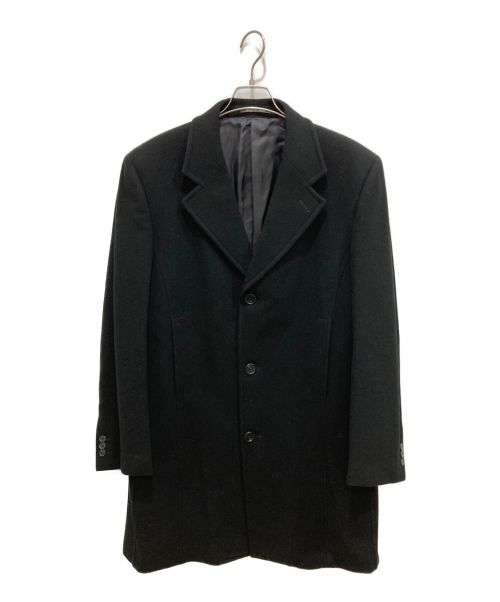FENDI（フェンディ）FENDI (フェンディ) ウールチェスターコート ブラック サイズ:LL(52)の古着・服飾アイテム