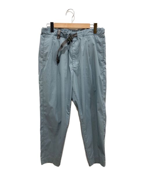 and wander（アンドワンダー）and wander (アンドワンダー) UV cut stretch pants スティールブルー サイズ:Lの古着・服飾アイテム