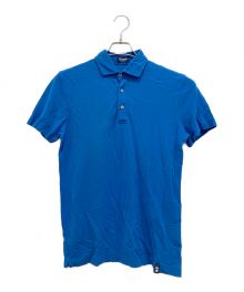 Drumohr（ドルモア）の古着「ポロシャツ」｜ブルー