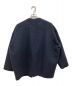YORI (ヨリ) ウールモヘアシャギージャケット ネイビー サイズ:Free：12800円