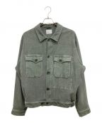 SCAIRスケアー）の古着「FRENCH WORK CYCLIST JACKET」｜カーキ