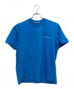 MARNIマルニ）の古着「マルニイタリックロゴクルーネックTシャツ」｜ブルー