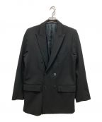 kenichiケンイチ）の古着「Double breasted suit jacket」｜ブラック
