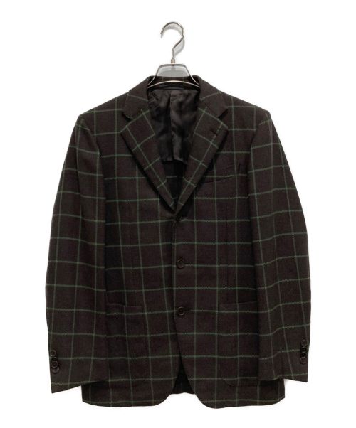 CARUSO（カルーゾ）CARUSO (カルーゾ) 3Bテーラードジャケット ブラウン サイズ:M(46)の古着・服飾アイテム