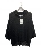 walenodeウェルノード）の古着「Normandie linen Hand knitted cowichan sweater」｜ブラック