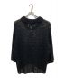 walenode (ウェルノード) Normandie linen Hand knitted cowichan sweater ブラック サイズ:1 未使用品：13000円