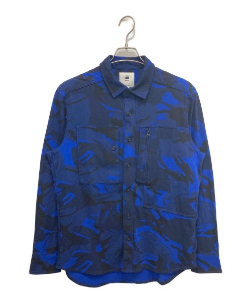 G-STAR RAW（ジースターロゥ）G-STAR RAW (ジースターロゥ) パウエルロングスリーブシャツ ブルー サイズ:M 未使用品の古着・服飾アイテム
