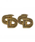 Christian Diorクリスチャン ディオール）の古着「CDイヤリング」｜ゴールド