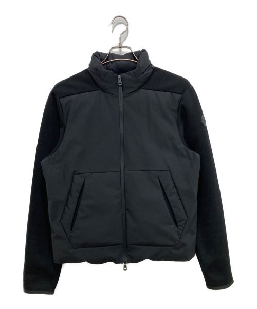 MONCLER（モンクレール）MONCLER (モンクレール) ダウン切替ジップジャケット ブラック サイズ:Mの古着・服飾アイテム