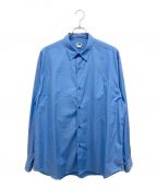 H BEAUTY&YOUTHエイチ ビューティアンドユース）の古着「120/2ブロードバルーン レギュラーシャツ」｜ブルー