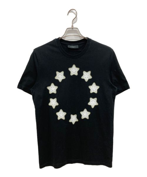 GIVENCHY（ジバンシィ）GIVENCHY (ジバンシィ) スターサークルプリントTシャツ ブラック サイズ:Mの古着・服飾アイテム