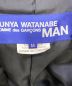 中古・古着 COMME des GARCONS JUNYA WATANABE MAN (コム デ ギャルソン ジュンヤ ワタナベ マン) ウールスモーキングジャケット ネイビー サイズ:M：15000円