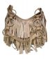 Yves Saint Laurent (イヴサンローラン) Suede Fringe Shoulder Bag ベージュ：15000円