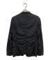 COMME des GARCONS HOMME (コムデギャルソン オム) ウールサージ製品縮絨テーラードジャケット ブラック サイズ:M：17000円