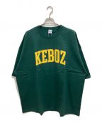 KEBOZケボズ）の古着「ロゴTシャツ」｜グリーン