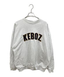 KEBOZ（ケボズ）の古着「ロゴスウェット」｜グレー