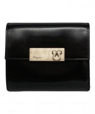 Salvatore Ferragamo (サルヴァトーレ フェラガモ) 3つ折り財布 ブラック