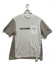 decembermay (ディセンバーメイ) モックネックカットソー ホワイト サイズ:FREE