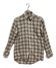 BURBERRY LONDON (バーバリーロンドン) ノヴァチェックシャツ ベージュ サイズ:S