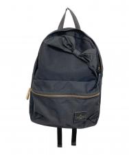 LANVIN en Bleu (ランバンオンブルー) トロカデロリボンモチーフナイロンリュック ブラック