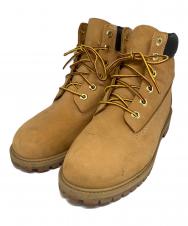 Timberland (ティンバーランド) 6INCH PREMIUM WATERPROOF BOOT JUNIORS ベージュ サイズ:24