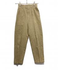 6(ROKU) BEAUTY&YOUTH (ロク ビューティーアンドユース) BACK GOMU PANTS/パンツ ベージュ サイズ:34