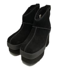UGG (アグ) New Heights Platform Mini/ショートブーツ ブラック サイズ:25cm